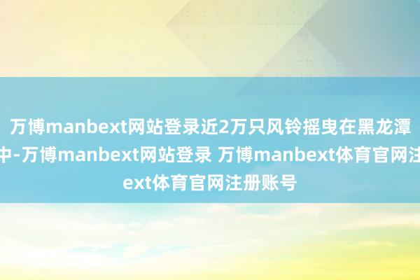 万博manbext网站登录近2万只风铃摇曳在黑龙潭的峡谷中-万博manbext网站登录 万博manbext体育官网注册账号