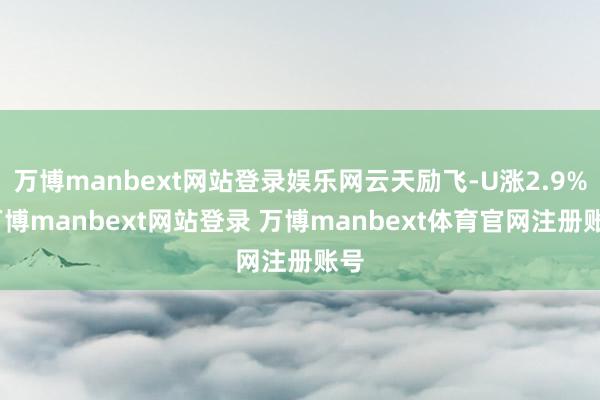 万博manbext网站登录娱乐网云天励飞-U涨2.9%-万博manbext网站登录 万博manbext体育官网注册账号