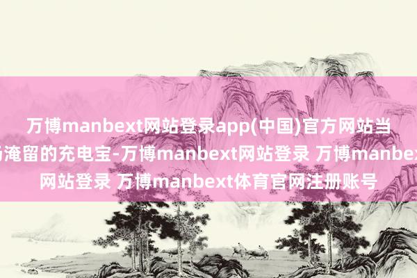 万博manbext网站登录app(中国)官方网站当今还莫得收到过机场淹留的充电宝-万博manbext网站登录 万博manbext体育官网注册账号